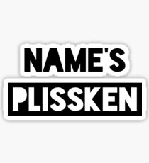 Name's Plissken Sticker