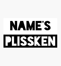 Name's Plissken Photographic Print