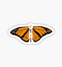 ctrl butterfly xs Sticker
