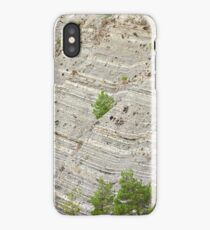 Relief and stone of cliff rocks iPhone Case/Skin