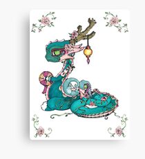 Rose Dragons Canvas Print