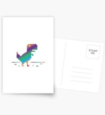 Mein Offline-Regenbogen-Dinosaurier Postkarten