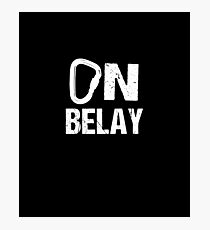 On Belay Photographic Print