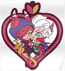 Xayah and Rakan Poster