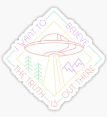 I Want To Believe / The Truth Is Out There Sticker