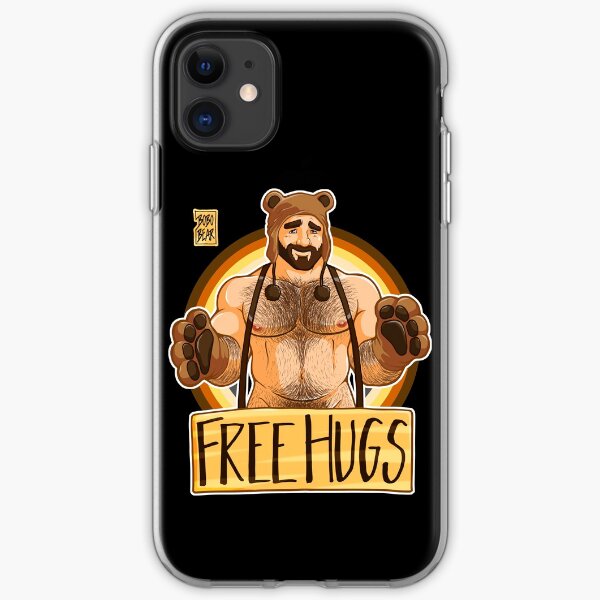 ADAM LIKES HUGS - BEAR PRIDE iPhone Soft Case