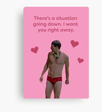 Mulder's Situation Canvas Print