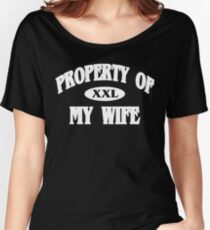 Property of my wife Funny Geek Nerd Women's Relaxed Fit T-Shirt
