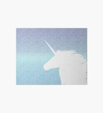 Amethyst unicorn Art Board