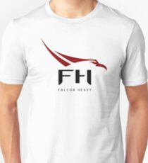 HD Falcon Heavy Logo Unisex T-Shirt
