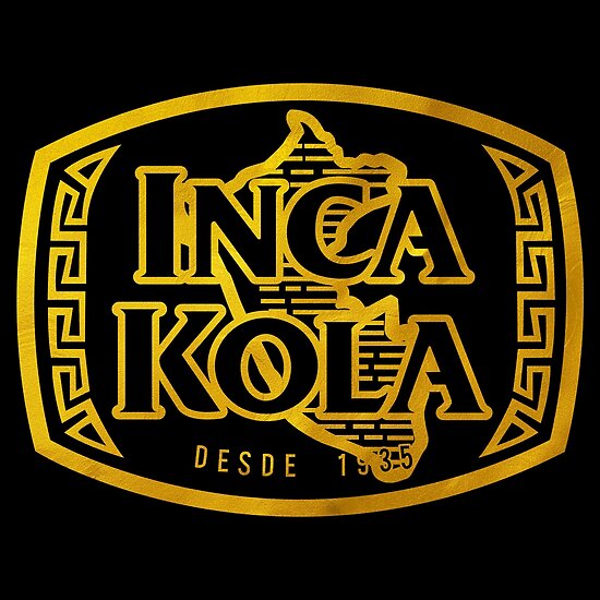 "INCA KOLA - GOLD" Poster by DisobeyTees | Redbubble