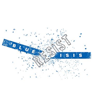 Artwork thumbnail, Resist Blue ISIS by gavinseim