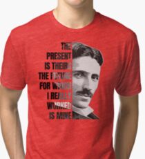 Nikola Tesla Tri-blend T-Shirt