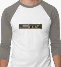 Military: Veteran Baseball ¾ Sleeve T-Shirt