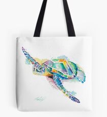 Rainbow Ripple Tote Bag