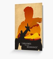 Greatness from small beginnings Greeting Card