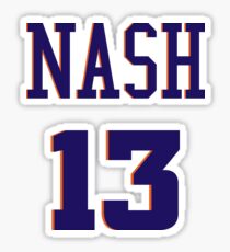 Steve Nash jersey sticker Sticker