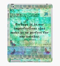 Jane Austen witty LOVE quote iPad Case/Skin