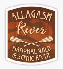 Allagash Wilderness Waterway, National Wild and Scenic River Sticker