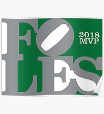 Nick Foles Love Park Poster