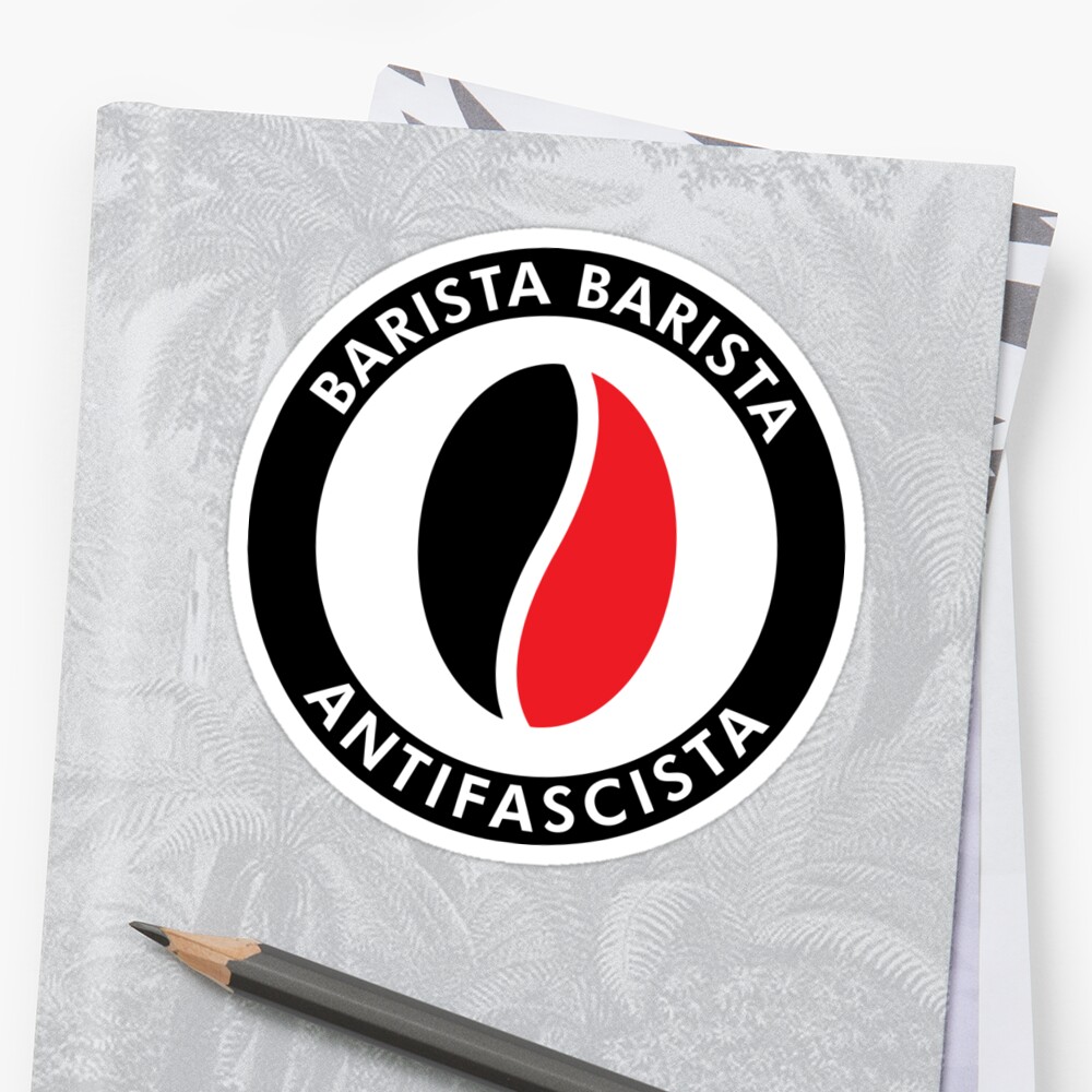 barista barista antifascista t shirt