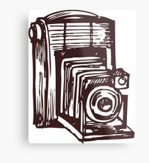 retro camera Metal Print