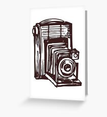 retro camera Greeting Card