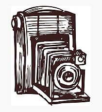 retro camera Photographic Print