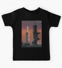 Spacex Falcon Heavy Epic Sky Kids Tee