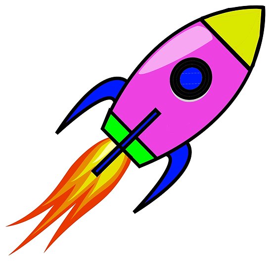 "Colorful rocket" Posters by DesignsCro88 Redbubble