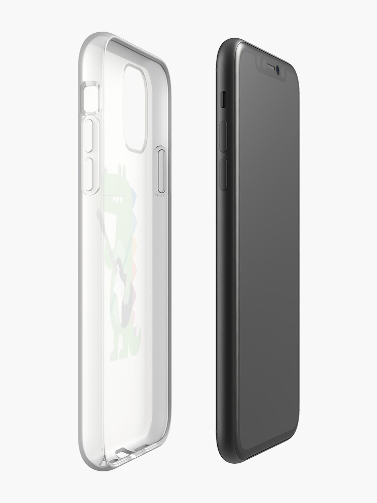 Alternate view of Croco Rock iPhone Case & Cover