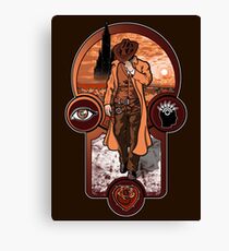 The Gunslinger's Creed. Canvas Print