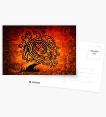 Psychedelic Tree of Life Postcards