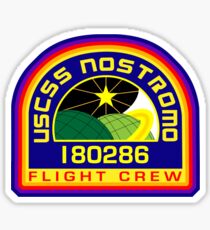 Nostromo Flight Crew Sticker