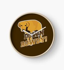 Down Rowdy the Dog Clock