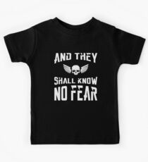 And They Shall Know No Fear 40k Marine Wargaming Tabletop Miniatures Gamer Kids T-Shirt