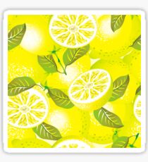 Lemon background Sticker