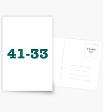Philly fans, you know the score. 41-33. Postcards