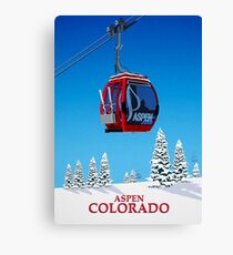 Aspen Ski Resort Canvas Print