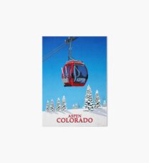 Aspen Ski Resort Art Board