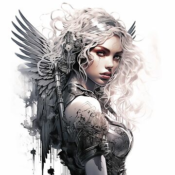 Valkyrie wing Fallen angel warrior woman' Mouse Pad