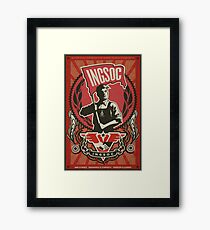 INGSOC 1984 Propaganda Poster Framed Print