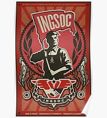 INGSOC 1984 Propaganda Poster Poster