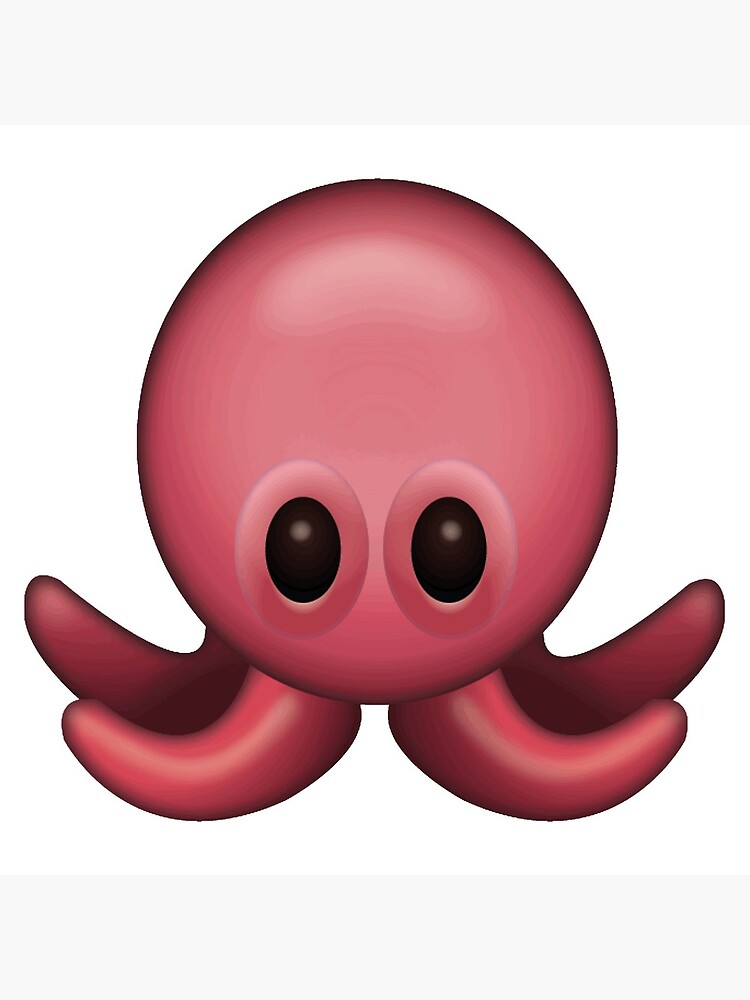 emoji octopus plush