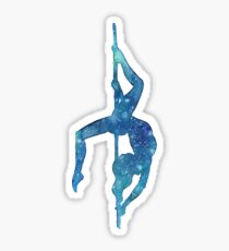 Pole Dancing Unterwasser Sticker