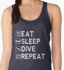 Eat - Sleep - Dive - Repeat Women's Tank Top
