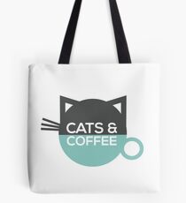 Bolsa de tela Gatos y café
