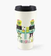 Der arbeitende Tote Thermobecher