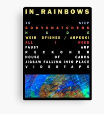 Radiohead - In Rainbows Canvas Print