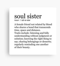 Soul Sister Canvas Print